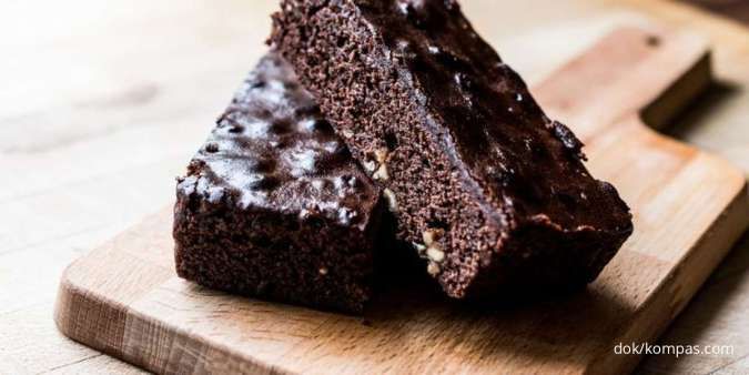 Resep Brownies Panggang Chocochips, Punya Tekstur Luar yang Crunchy
