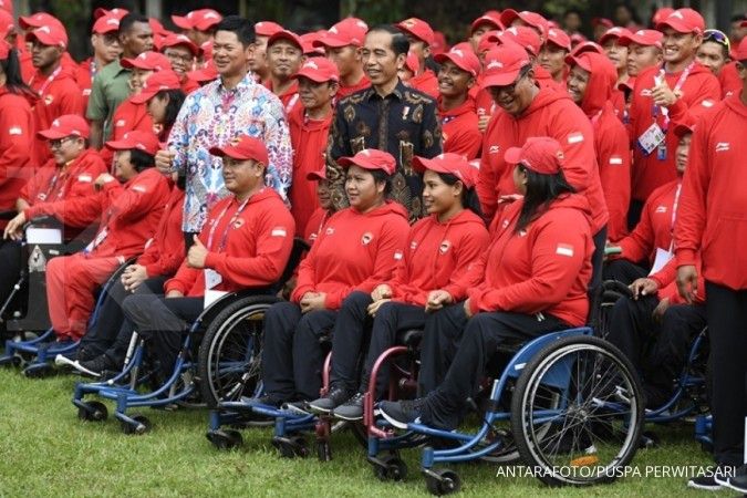 Presiden Jokowi melepas 296 atlet Asian Para Games