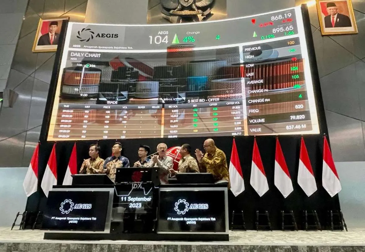 Resmi Melantai, Harga Saham Anugerah Spareparts Sejahtera (AEGS) Naik 5%