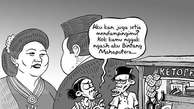 Jelang lengser, SBY bagikan 62 bintang Mahaputra