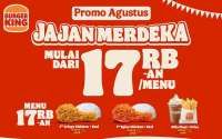 Promo Burger King Jajan Merdeka Agustus 2025, Menu Favorit Mulai Rp 17.000-an