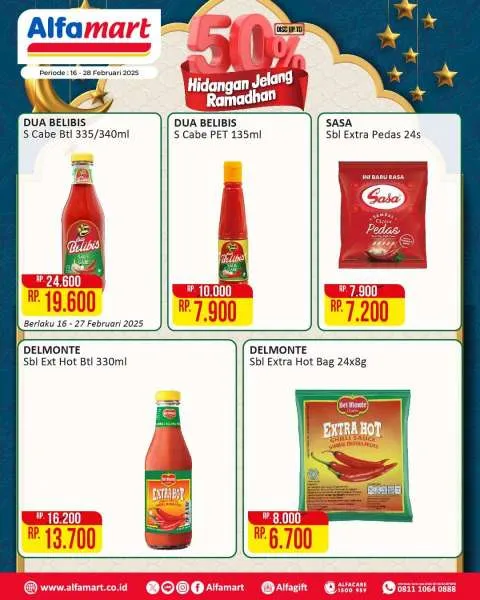 Promo Alfamart Jelang Ramadan Periode 16-28 Februari 2025