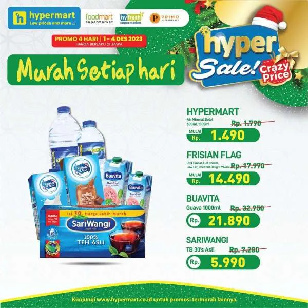 Promo JSM Hypermart Hyper Diskon Weekend Periode 1-4 Desember 2023