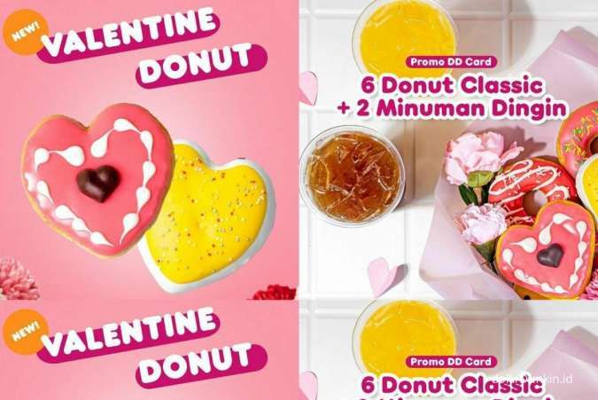 Promo Dunkin Edisi Februari 2023, Hemat Happy Monday dan Menu Baru Donut Valentine
