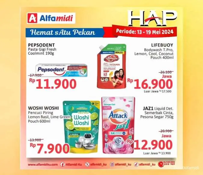 Promo Alfamidi Hemat Satu Pekan Periode 13-19 Mei 2024