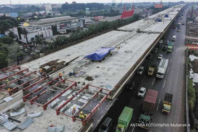 Jalan tol layang Jakarta-Cikampek II beroperasi penuh awal 2020