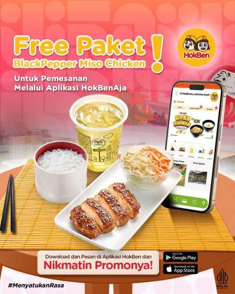 Promo Hokben Makan Gratisan