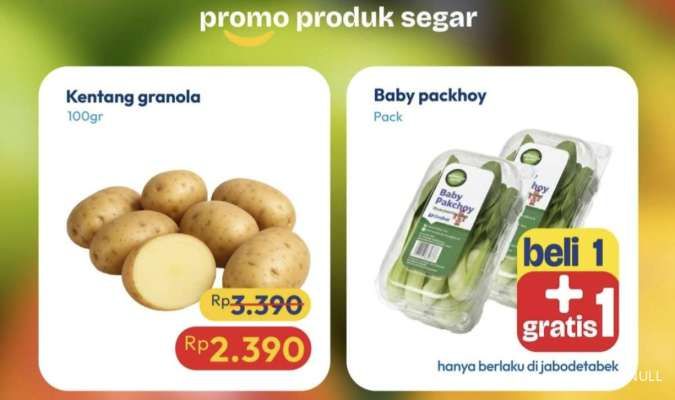 Promo Hypermart Weekday Periode 13-15 Januari 2026, Baby Pakchoy Beli 1 Gratis 1