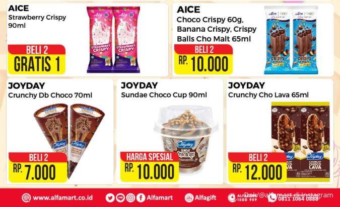 Promo Es Krim di Alfamart Berakhir Besok, Banyak Promo Beli 2 Gratis 1 di Indomaret