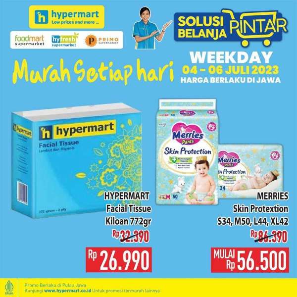 Katalog Promo Hypermart Weekday Terbaru 4-6 Juli 2023