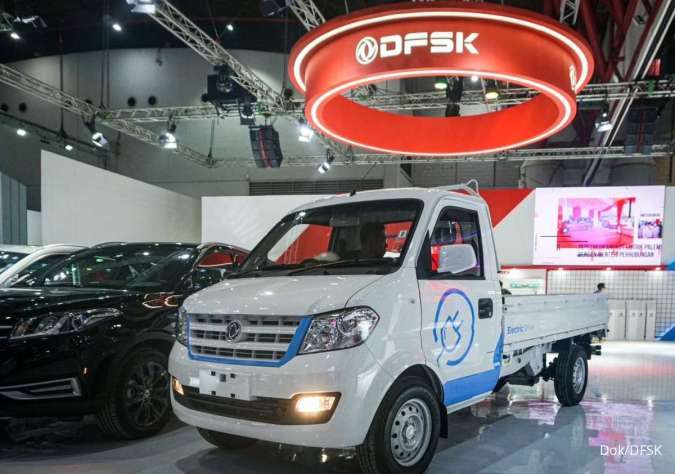 DFSK EC31 Pick Up Berbasis Listrik Tampil di IIMS 2023