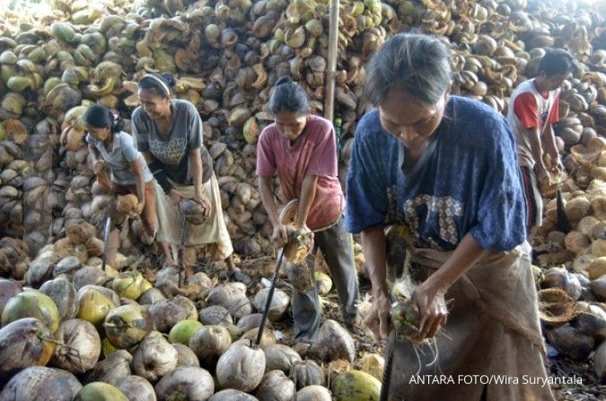 Permintaan kelapa parut jelang Ramadan melonjak