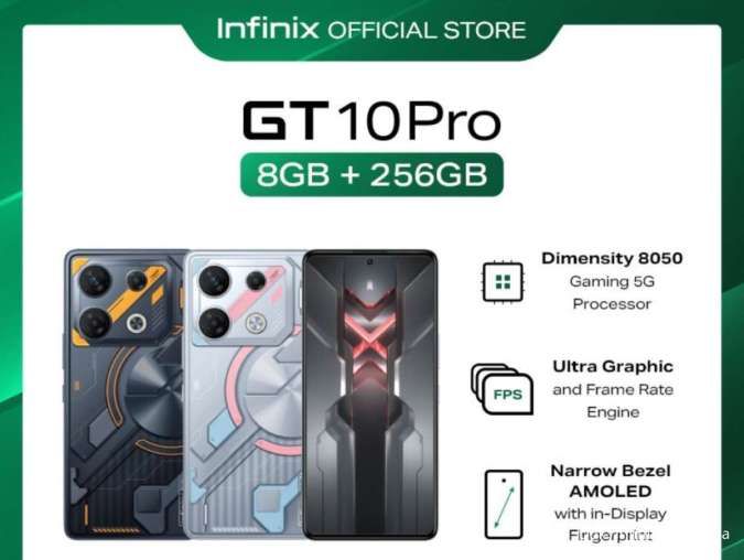 Infinix GT 10 Pro Indonesia: Harga Januari 2024 dan Spesifikasi Lengkap