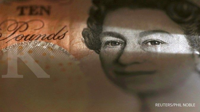 Poundsterling unggul tipis atas the greenback