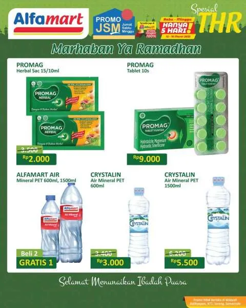Promo JSM Alfamart Spesial THR Hanya 5 Hari Periode 12-16 Maret 2025