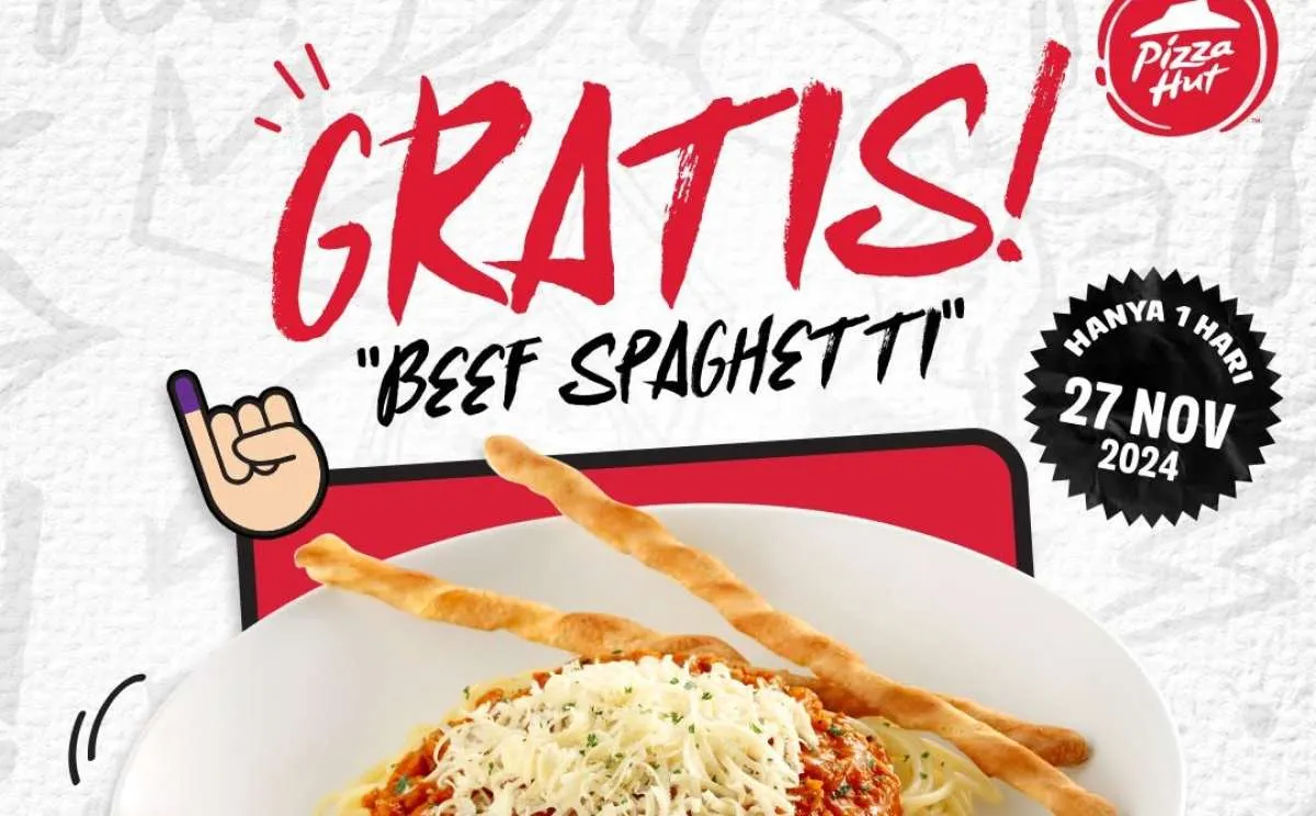 Promo Pilkada di Pizza Hut dan PHD 27 November 2024, Gratis Beef Spaghetti dan Pizza