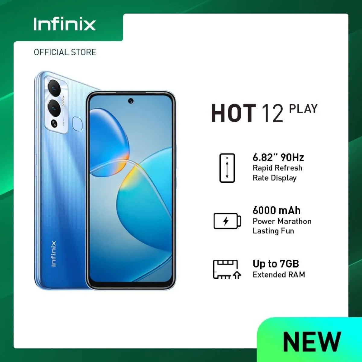 Cek Harga HP Infinix Hot 12 Play Terbaru, Desember 2022
