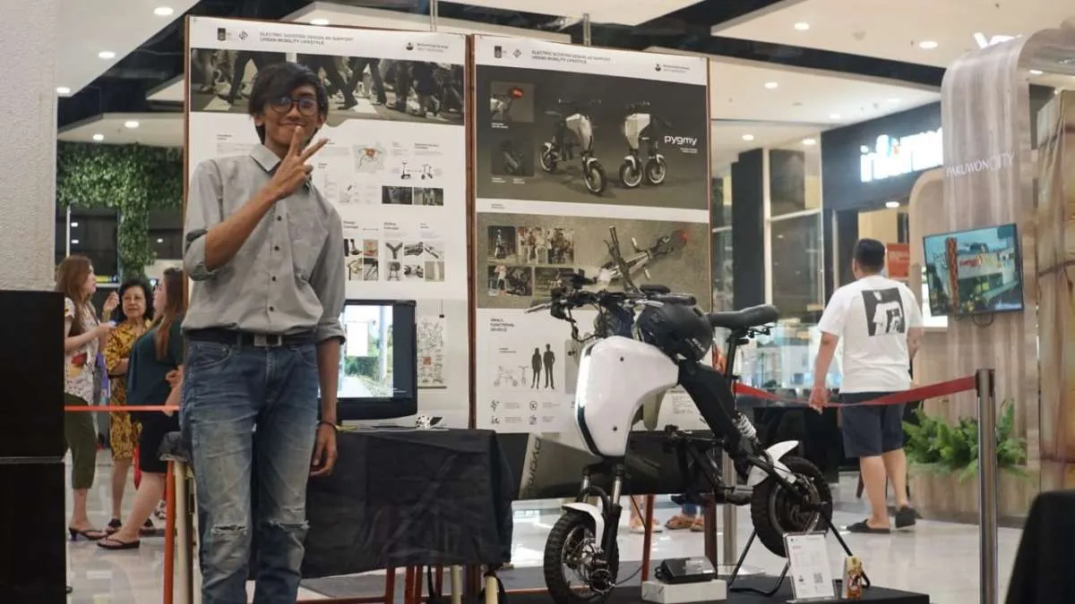 Bangga Buatan Indonesia: Skuter listrik hasil tugas akhir Muhammad Amtsal Hilmy