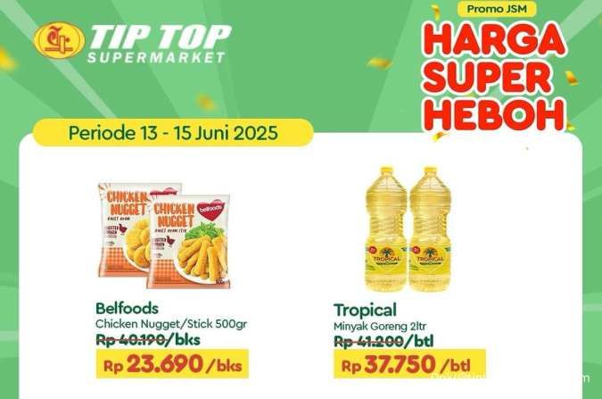 Promo Minyak Goreng di JSM Tip Top Akan Berakhir Besok, Cek Promo di Indomaret