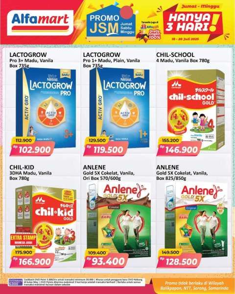 Promo JSM Alfamart 18-20 Juli 2025