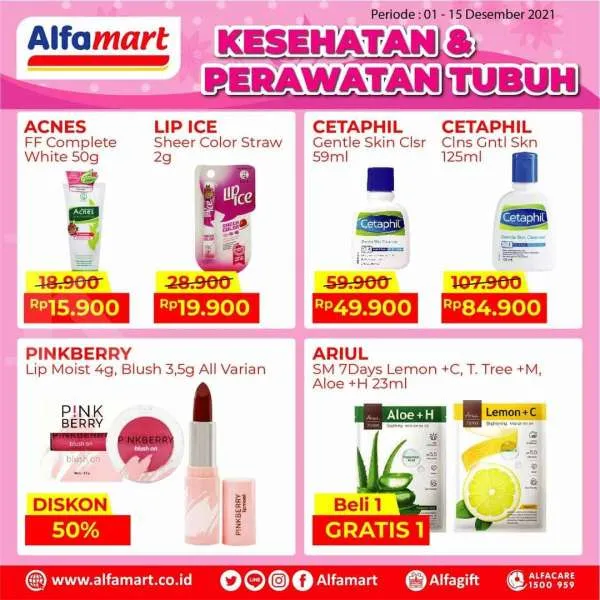 Promo Alfamart Edisi Kesehatan & Perawatan Tubuh