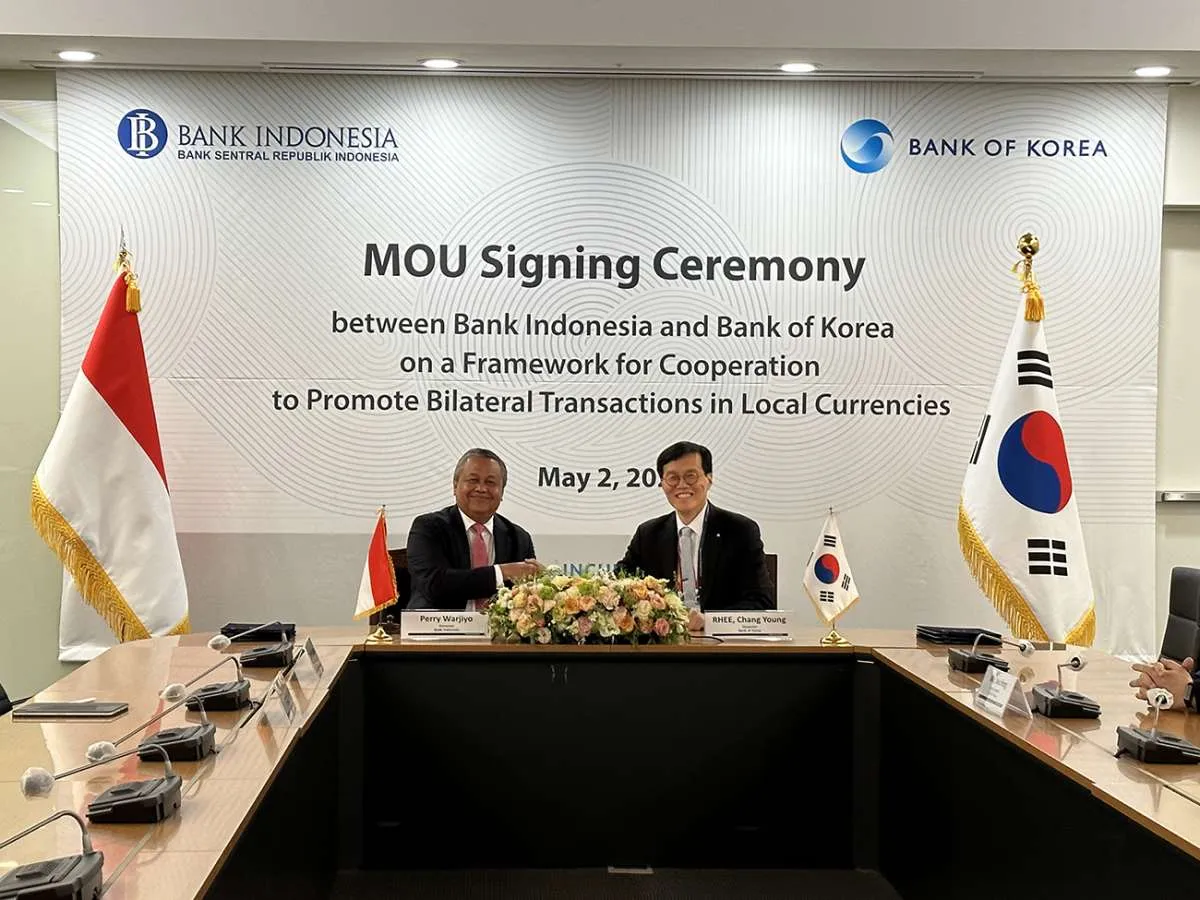 Indonesia-Korea Selatan Teken Kerjasama Penggunaan Mata Uang Lokal