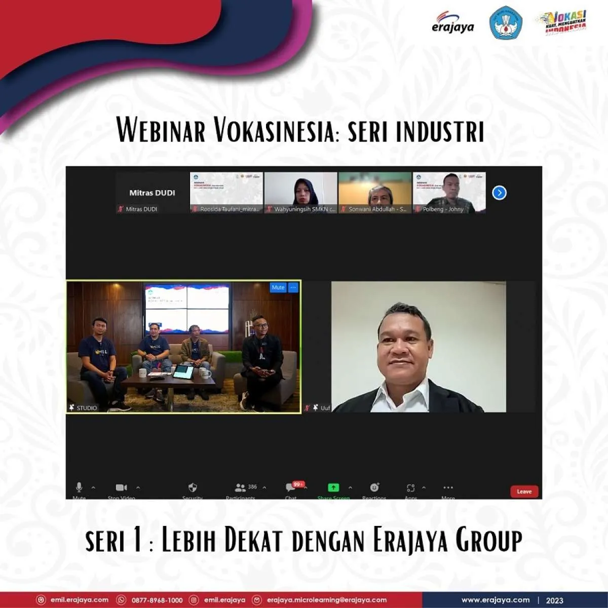 Erajaya Group Bersama Kemendikbudristek Perluas Cakupan Porgram Kemitraan Vokasi