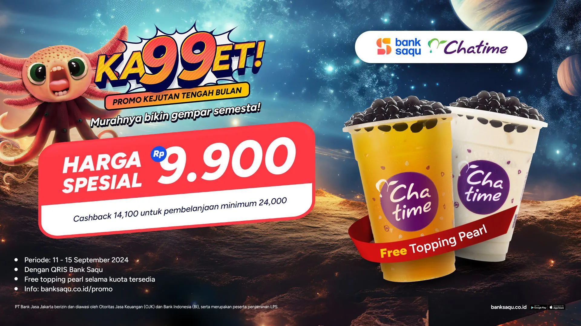 Chatime - Promo Ka99et Rp 9.900