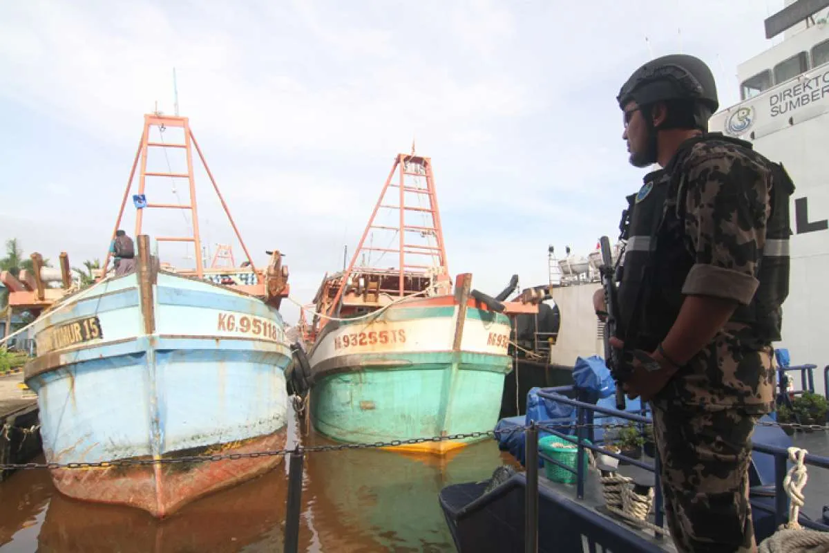 Lagi-lagi, kapal Malaysia ditangkap saat maling ikan di Selat Malaka 