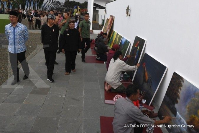 Apresiasi seniman, Jokowi beli satu lukisan senilai Rp 10 juta