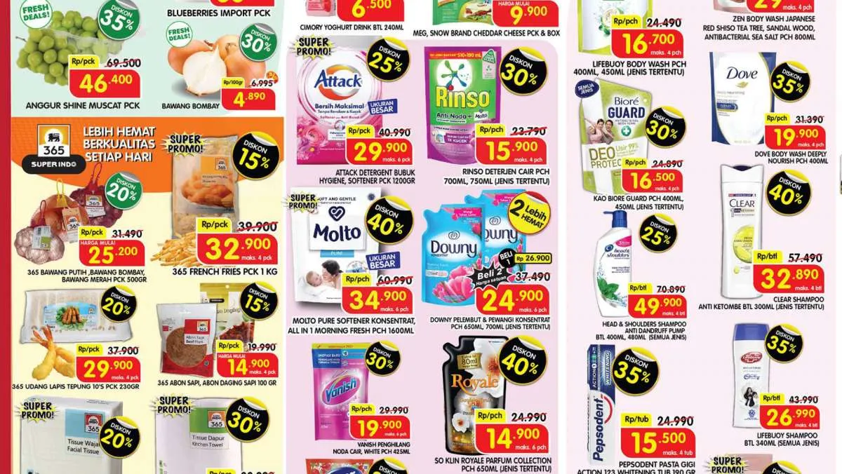 Promo JSM Superindo Minggu Ini, Diskon Awal Bulan Juli 2024 Sampai 40% di Akhir Pekan