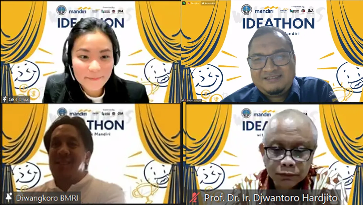 Dorong Minat Wirausaha Mahasiswa, Mandiri Gelar IDEATHON dengan UK Petra Surabaya