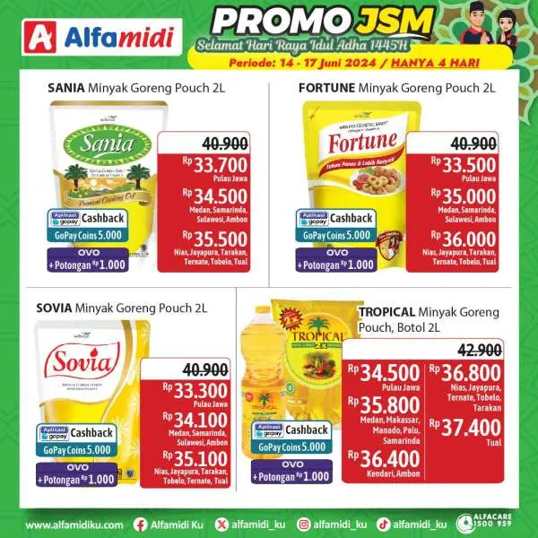 Promo JSM Alfamidi Hanya 4 Hari Spesial Idul Adha Periode 14-17 Juni 2024