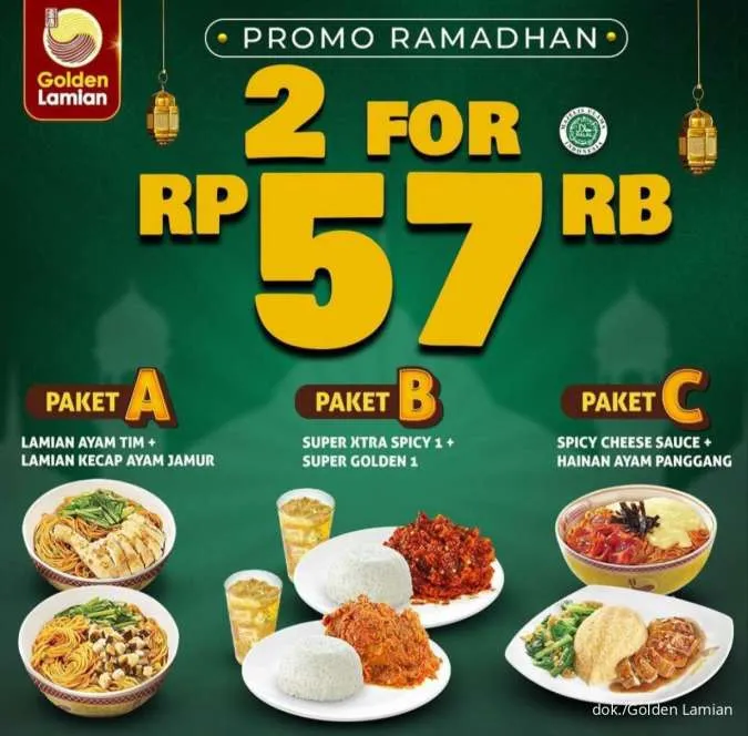 Promo Golden Lamian 3-5 April 2023 Paket 2 For 57rb