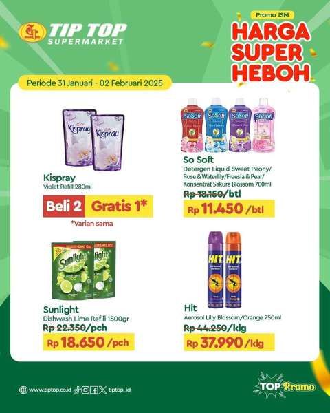 Promo JSM Tip Top 31 Januari-2 Februari 2025