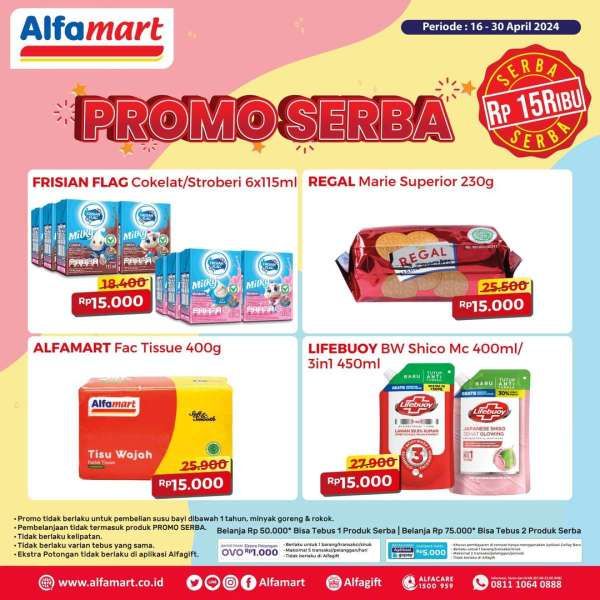 Promo Alfamart Serba Rp 5.000 Terbaru 16-30 April 2024