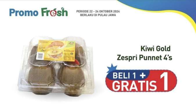 Kiwi Beli 1 Gratis 1, Cek Promo Hypermart Weekday Periode 22-24 Oktober 2024