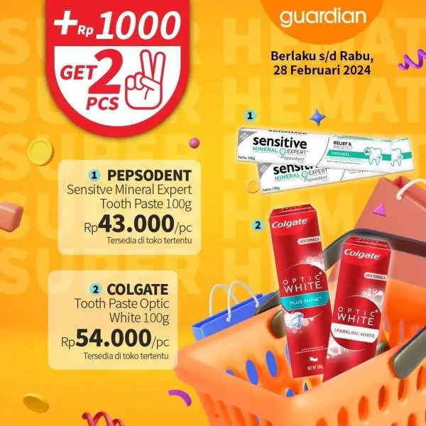 Promo Guardian Super Hemat Periode 15-28 Februari 2024