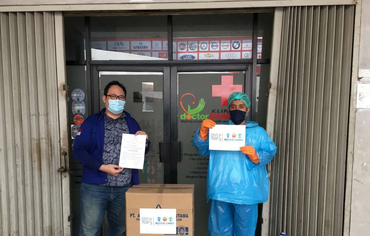 Nestle Indonesia sumbang produk mamin dan APD untuk tenaga medis