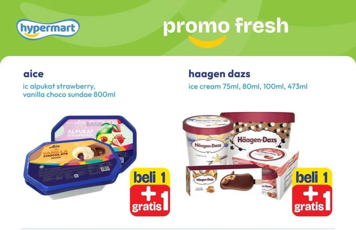 Promo JSM Hypermart 5-8 September 2025, Beli 1 Gratis 1 Es Krim-Bakso Sapi