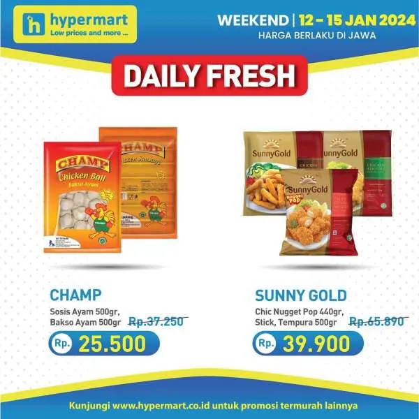 Promo JSM Hypermart Hyper Diskon Weekend Periode 12-15 Januari 2024