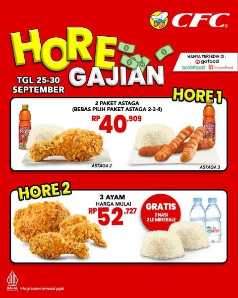 Promo CFC Hore Gajian 25-30 September 2025
