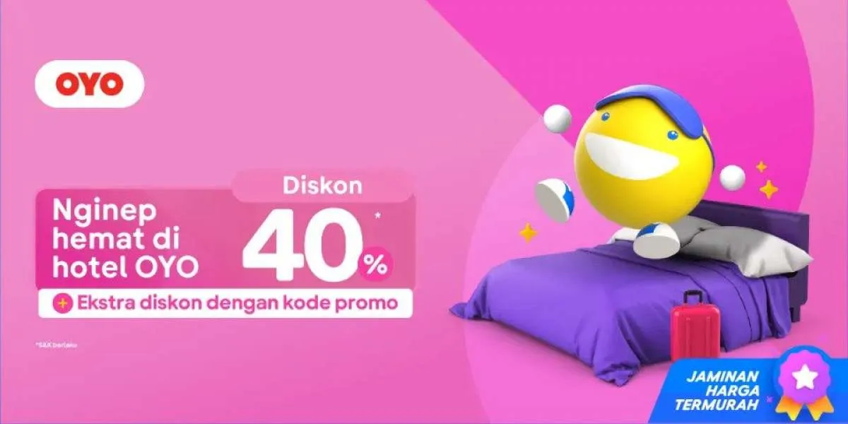 Promo Hotel OYO di Tiket.com s.d 16 Juli 2022, Dapatkan Diskon Hemat 40% 
