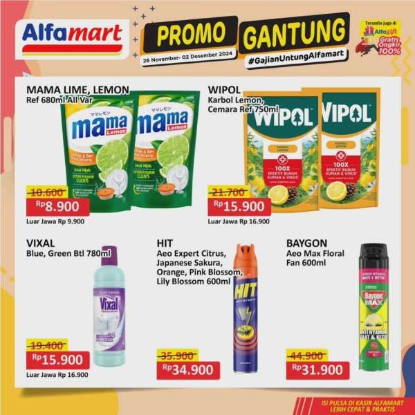 Promo Alfamart Gantung 26 November-2 Desember 2024