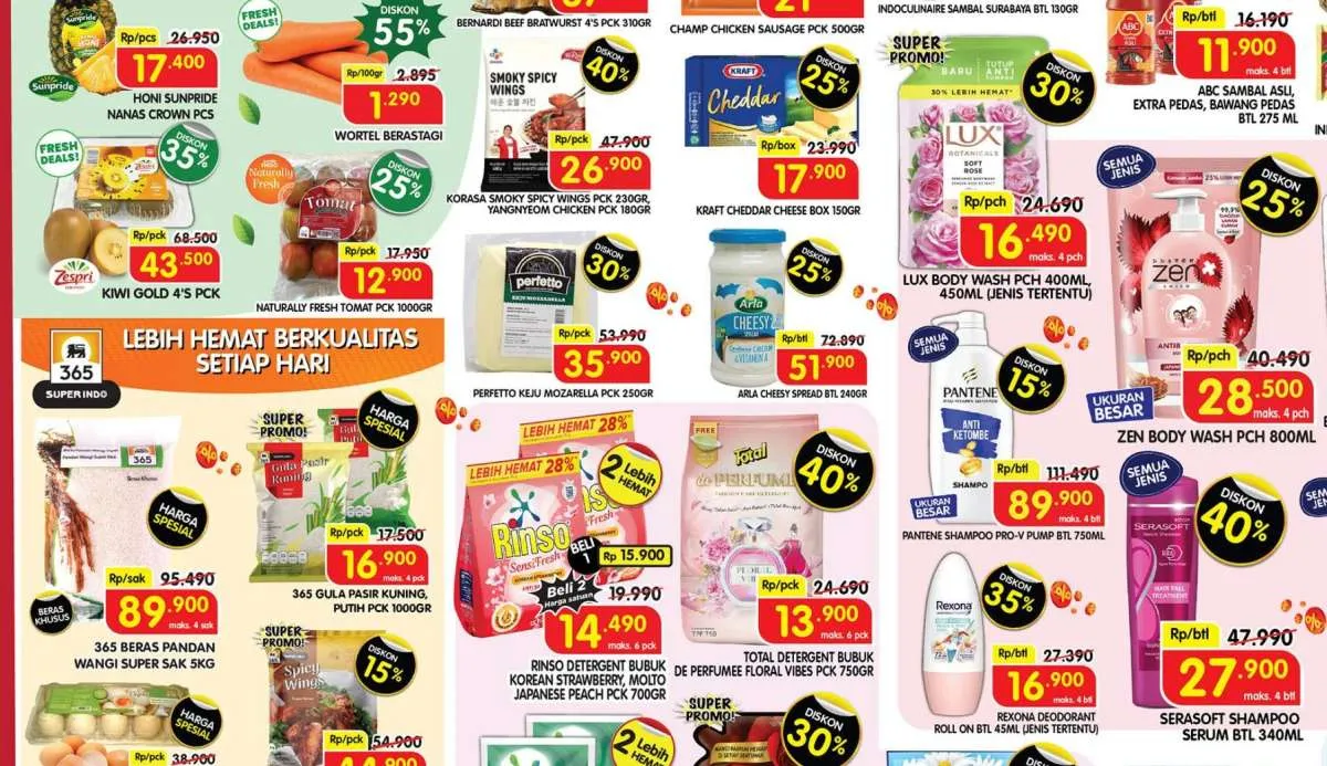 Promo Superindo Weekday 31 Oktober 2024, Rinso Beli 2 Lebih Hemat Sampai Hari Ini