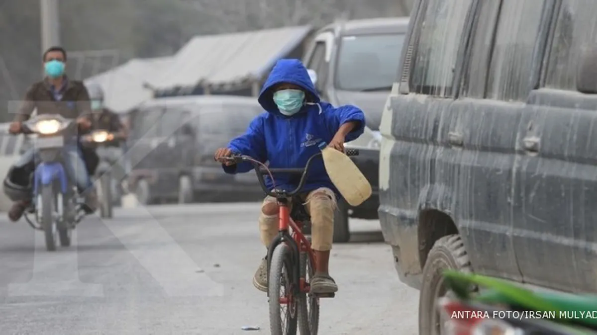 201 ribu warga terkena dampak erupsi Gunung Kelud