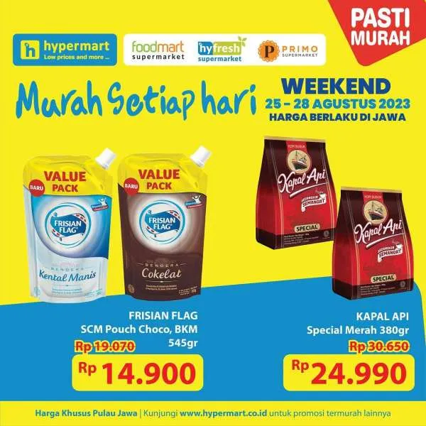 Promo Hypermart Hyper Diskon Weekend Periode 25-28 Agustus 2023