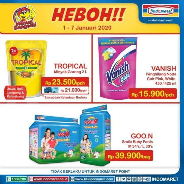 Promo Indomaret Harga Heboh 1-7 Januari 2020