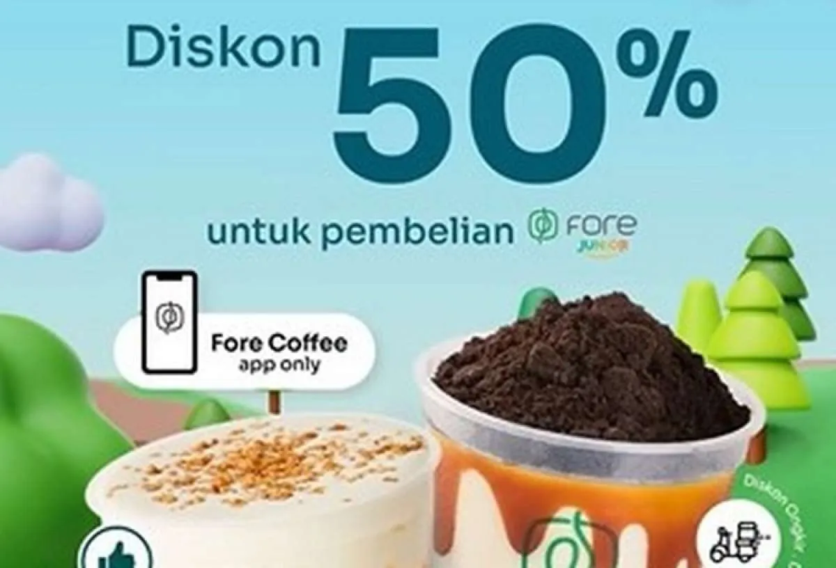 Promo Hari Anak Sedunia di Fore Coffee, Diskon 50% Bulan November 2025