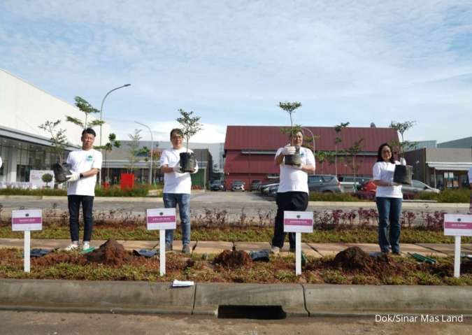 Dukung Ekosistem Hijau & Lingkungan, EASTVARA & AEON Tanam Pohon Bersama di BSD City